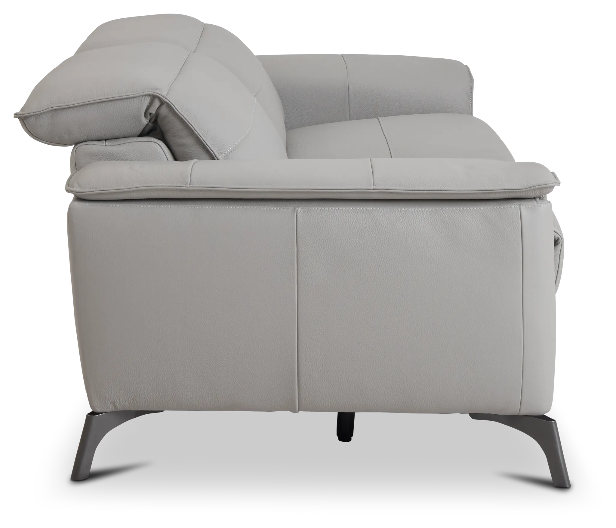 Pearson Gray Leather Sofa