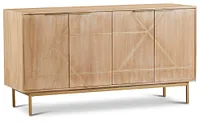 Valley Light Tone Four-door Cabinet