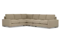 Edgewater Elite Taupe Medium Two-arm Sectional