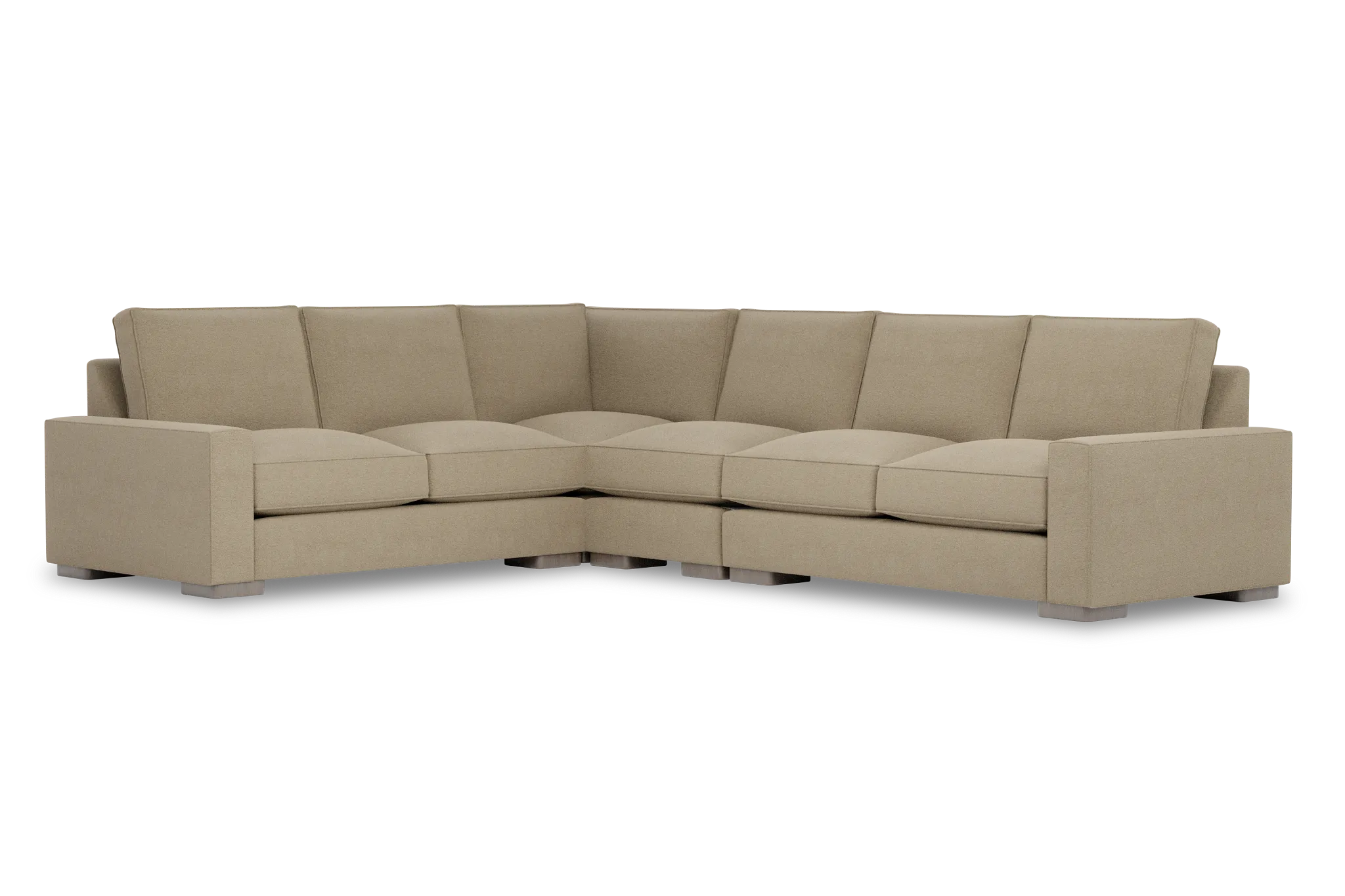 Edgewater Elite Taupe Medium Two-arm Sectional