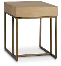 Pasadena Light Tone Rectangular End Table