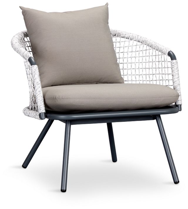 Malaga Gray Woven Arm Chair