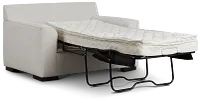 Austin White Fabric Innerspring Sleeper