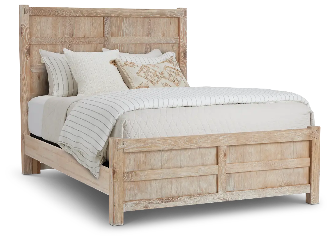 Salt Lake Light Tone Panel Bed Salt Lake Light Tone Panel Bed