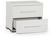 Verona White Nightstand