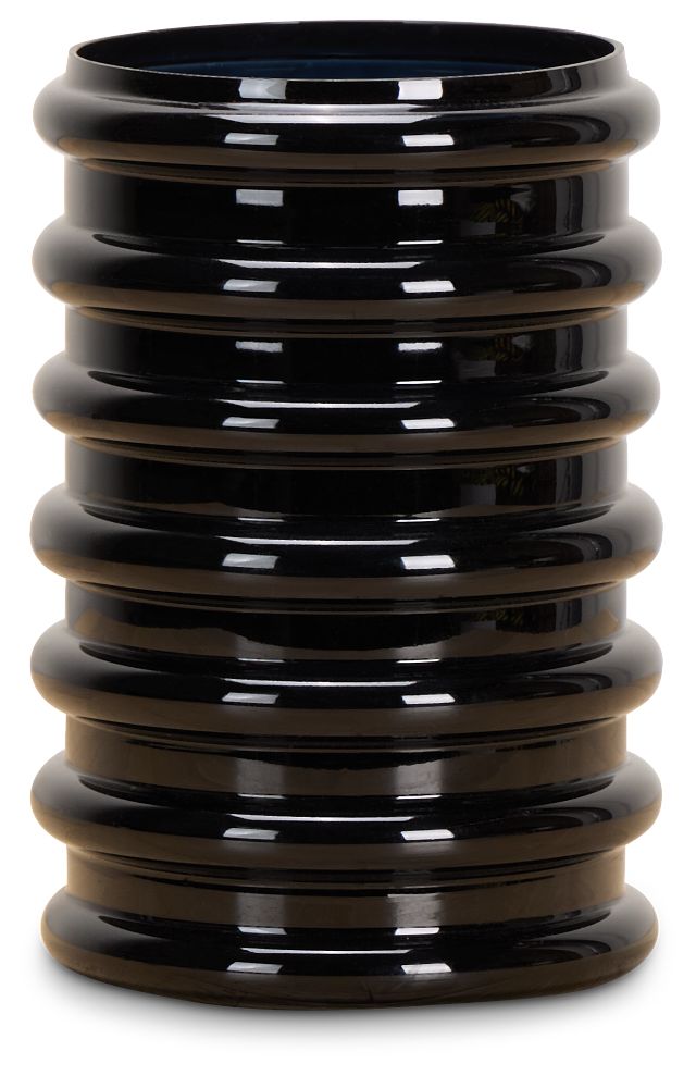 Aysu Black Medium Vase