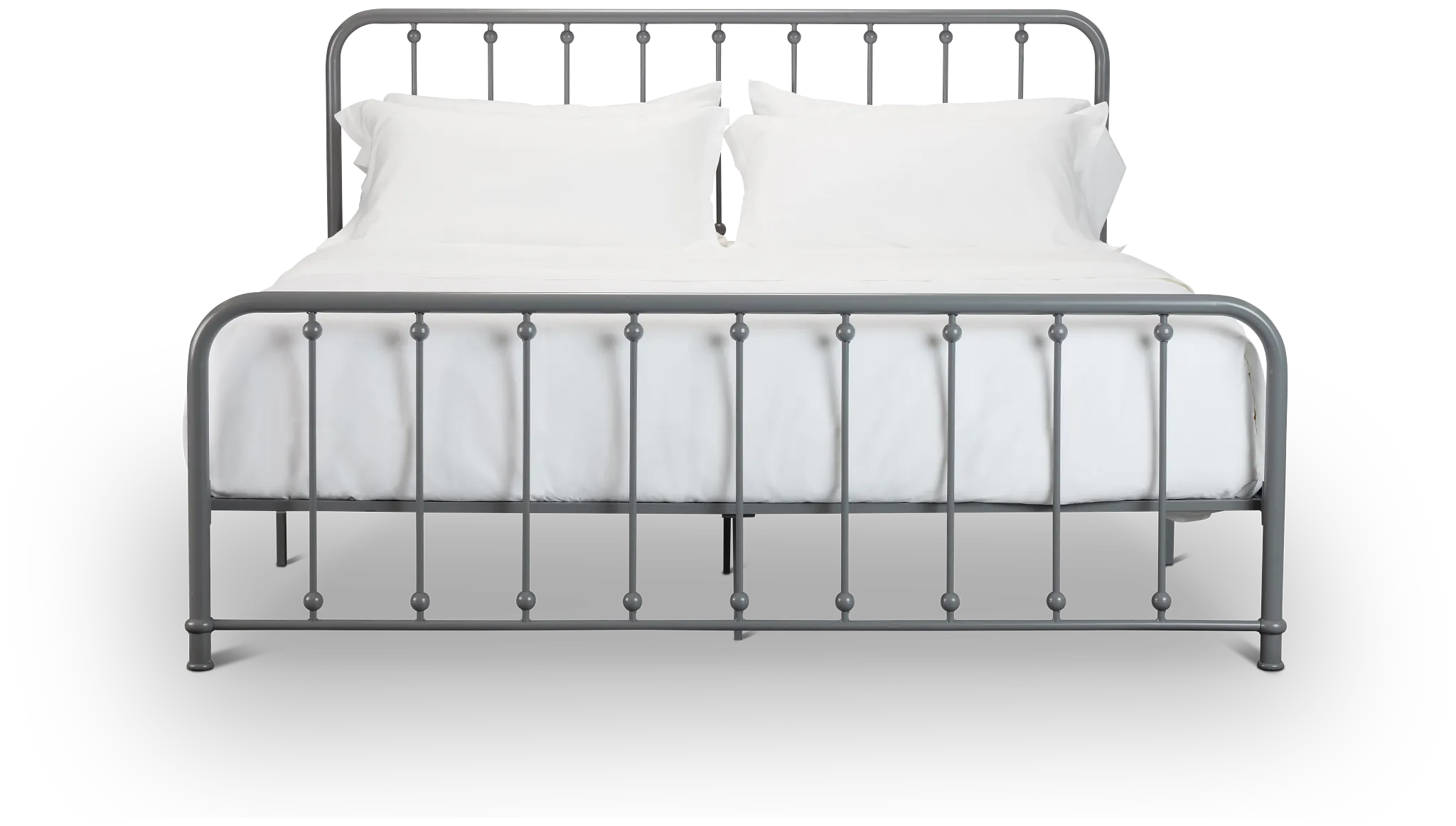 Rory Gray Metal Panel Bed