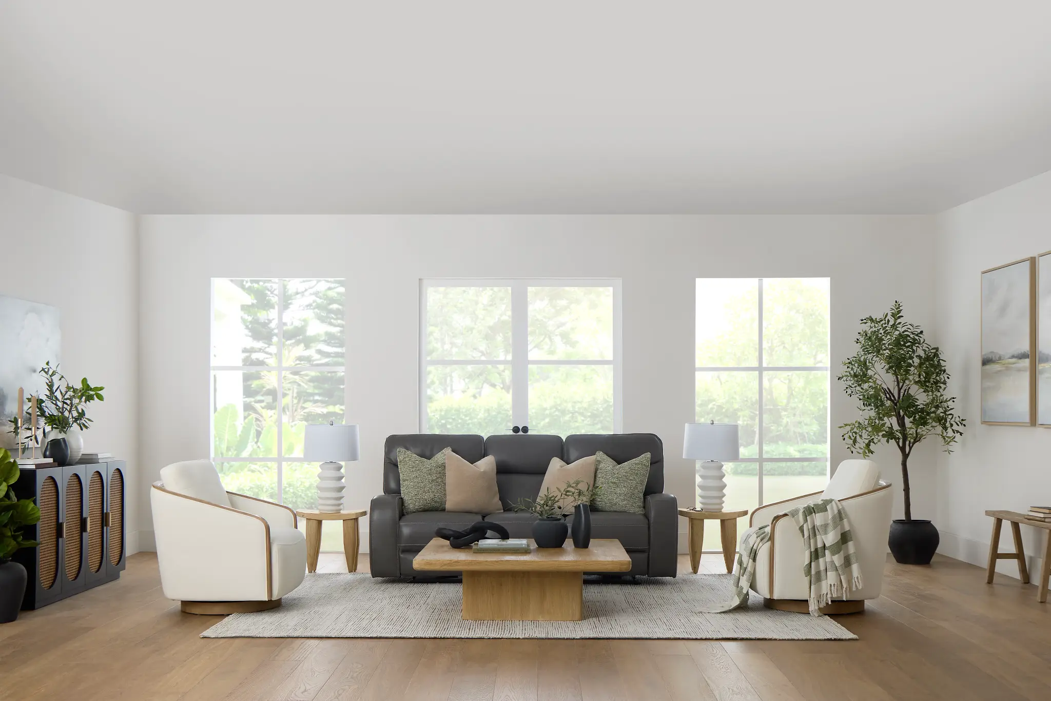 Jasper Gray Leather Power Reclining Sofa Jasper Gray Leather Power Reclining Sofa