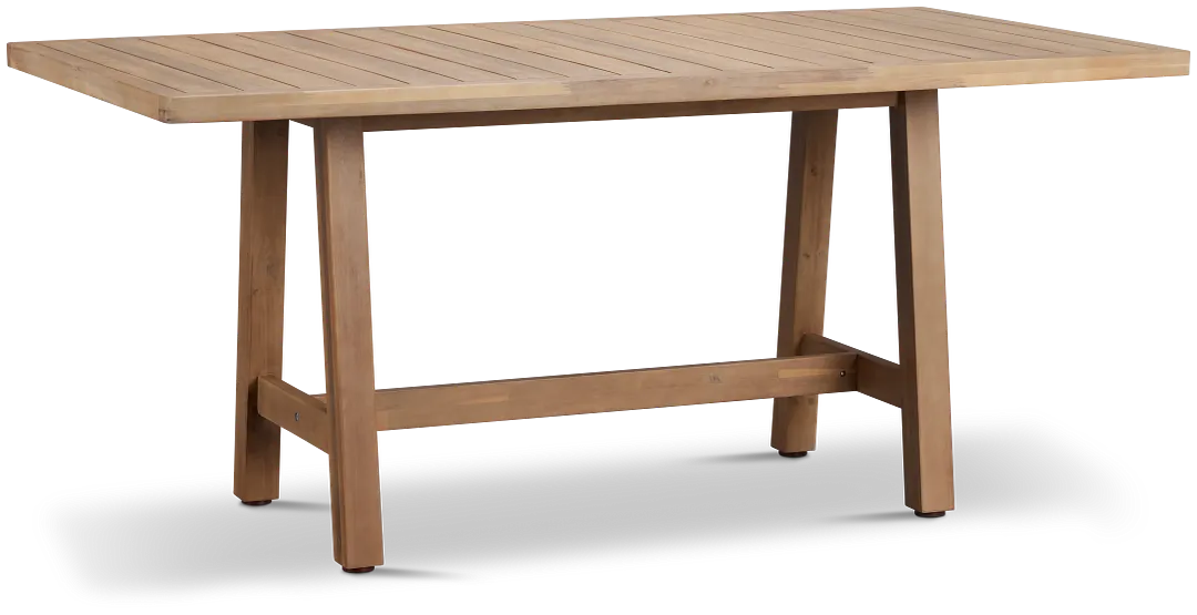 Laguna Light Tone 66" Rectangular Dining Table