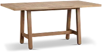 Laguna Light Tone 66" Rectangular Dining Table