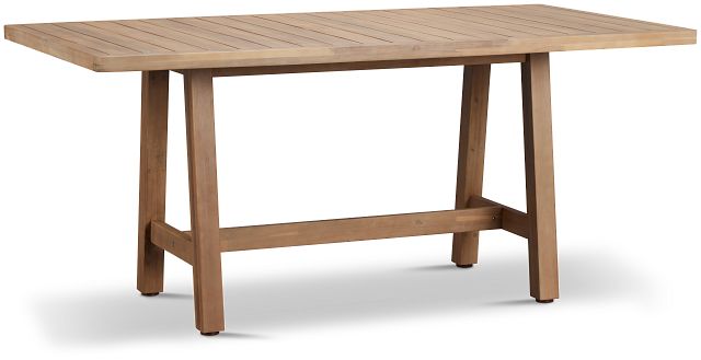 Laguna Light Tone 66" Rectangular Dining Table