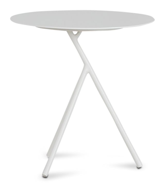 Ibiza White Low Accent Table