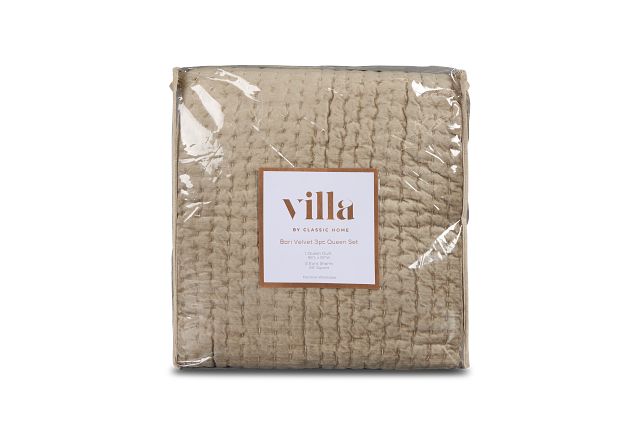 Barin Light Brown Coverlet Set