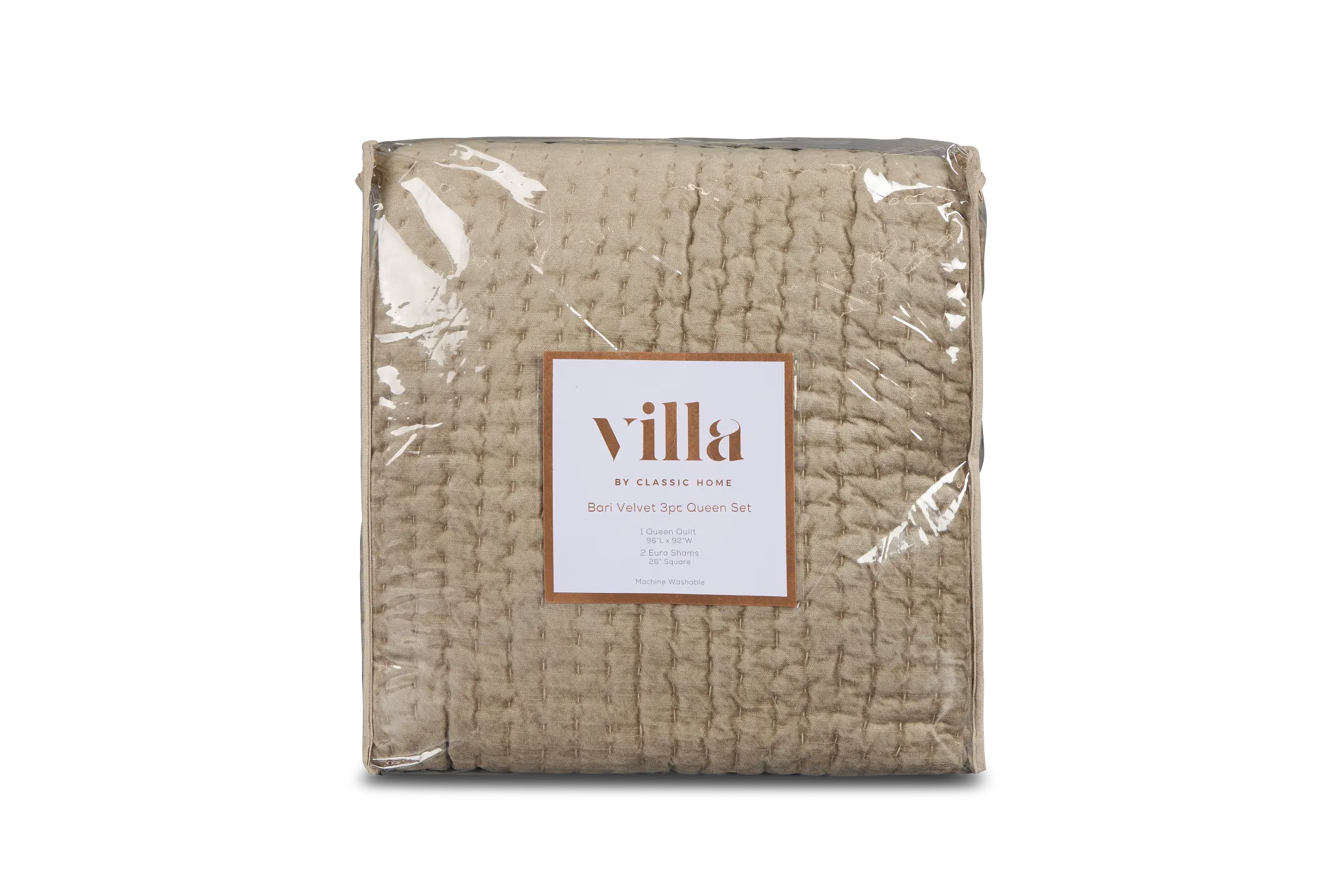 Barin Light Brown Coverlet Set