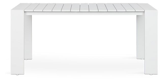 Sunrise White 65" Rectangular Table