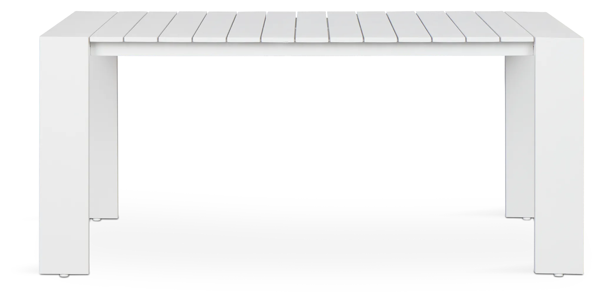 Sunrise White 65" Rectangular Table