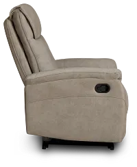 Ryder Beige Micro Recliner