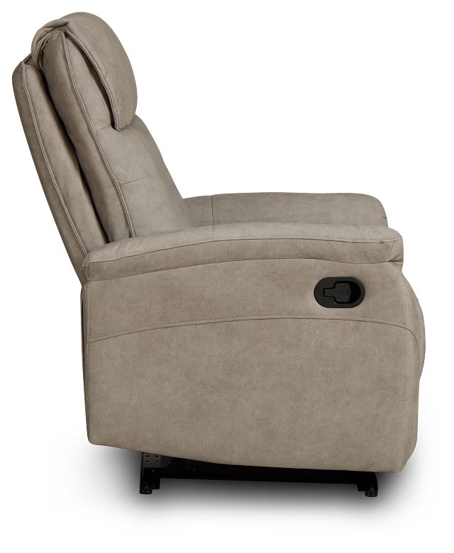 Ryder Beige Micro Recliner