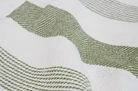 Calhoun Dark Green Stripe 60" X 90" Throw