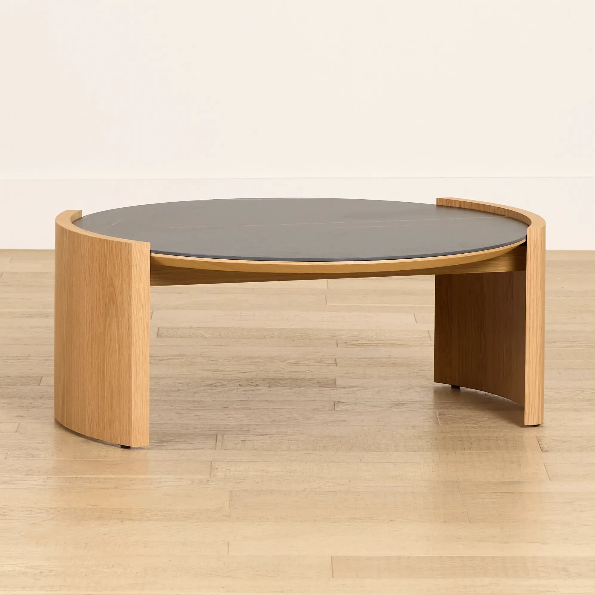 Nomad Light Tone Ceramic Round Coffee Table Nomad Light Tone Ceramic Round Coffee Table