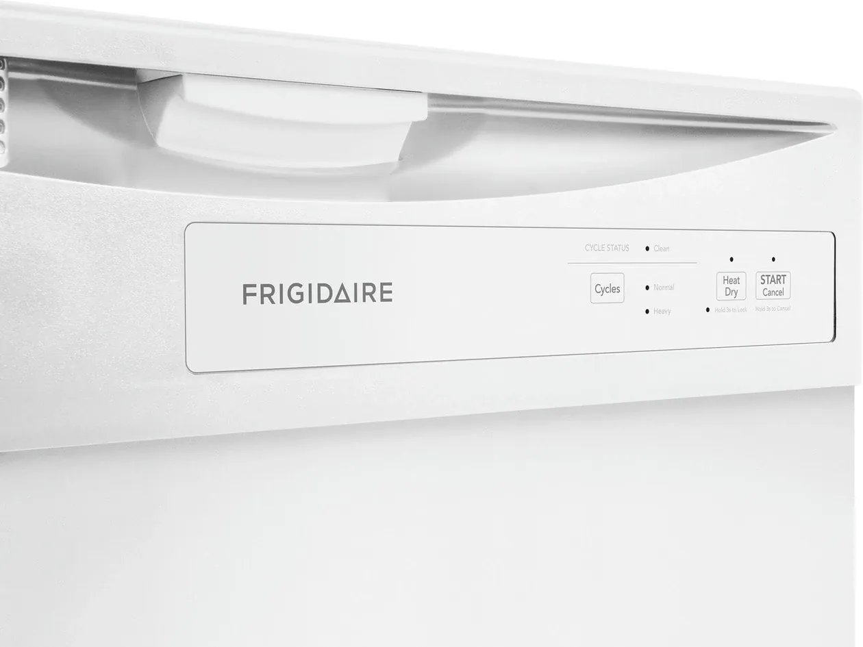 Frigidaire 4221 Series White 24" Built In Dishwasher
