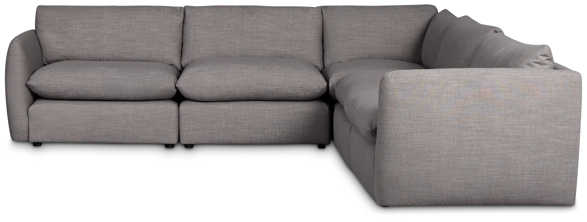 Serena Gray Fabric 5-piece Modular Sectional Serena Gray Fabric 5-piece Modular Sectional