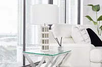 Alessia Silver Table Lamp