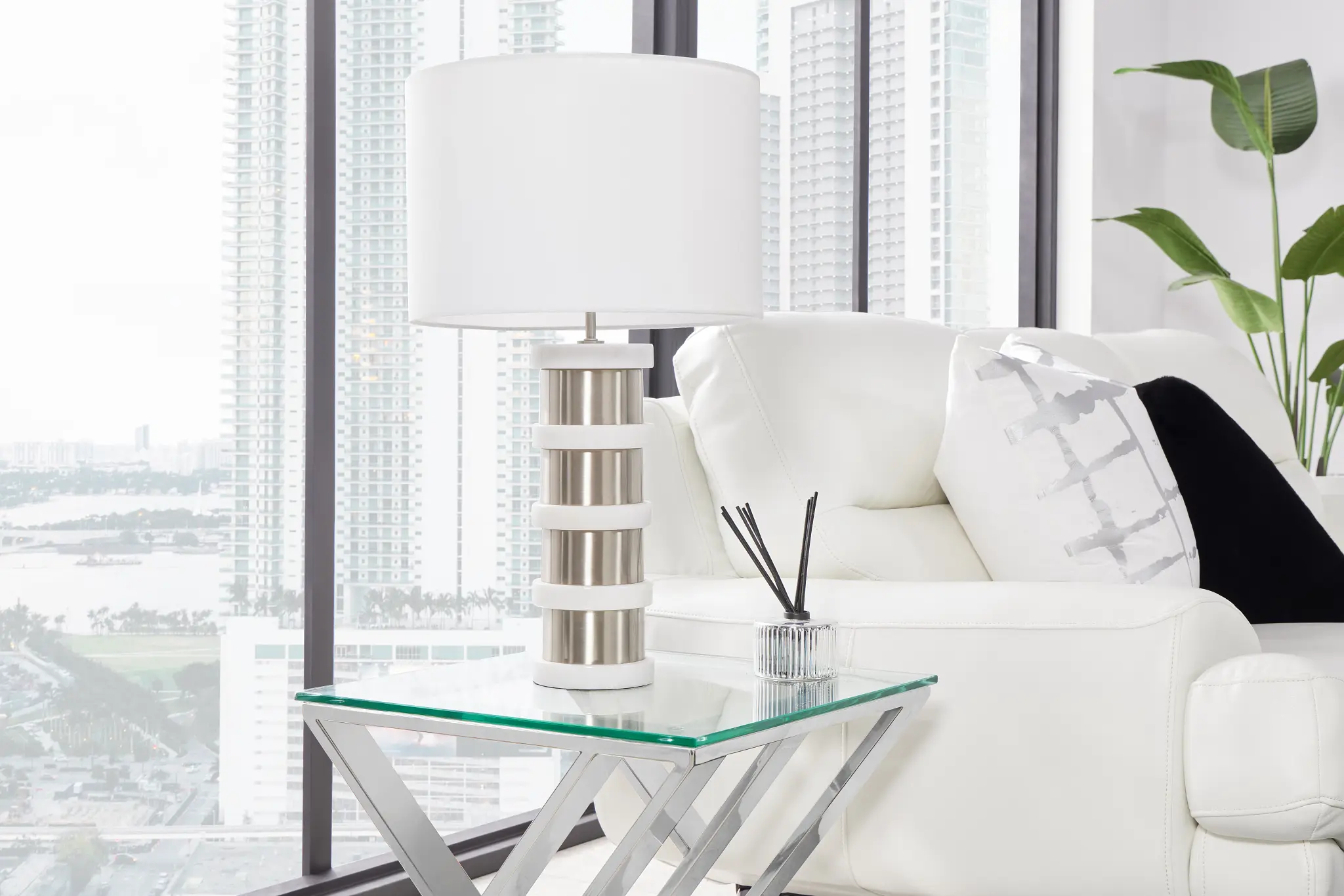 Alessia Silver Table Lamp Alessia Silver Table Lamp