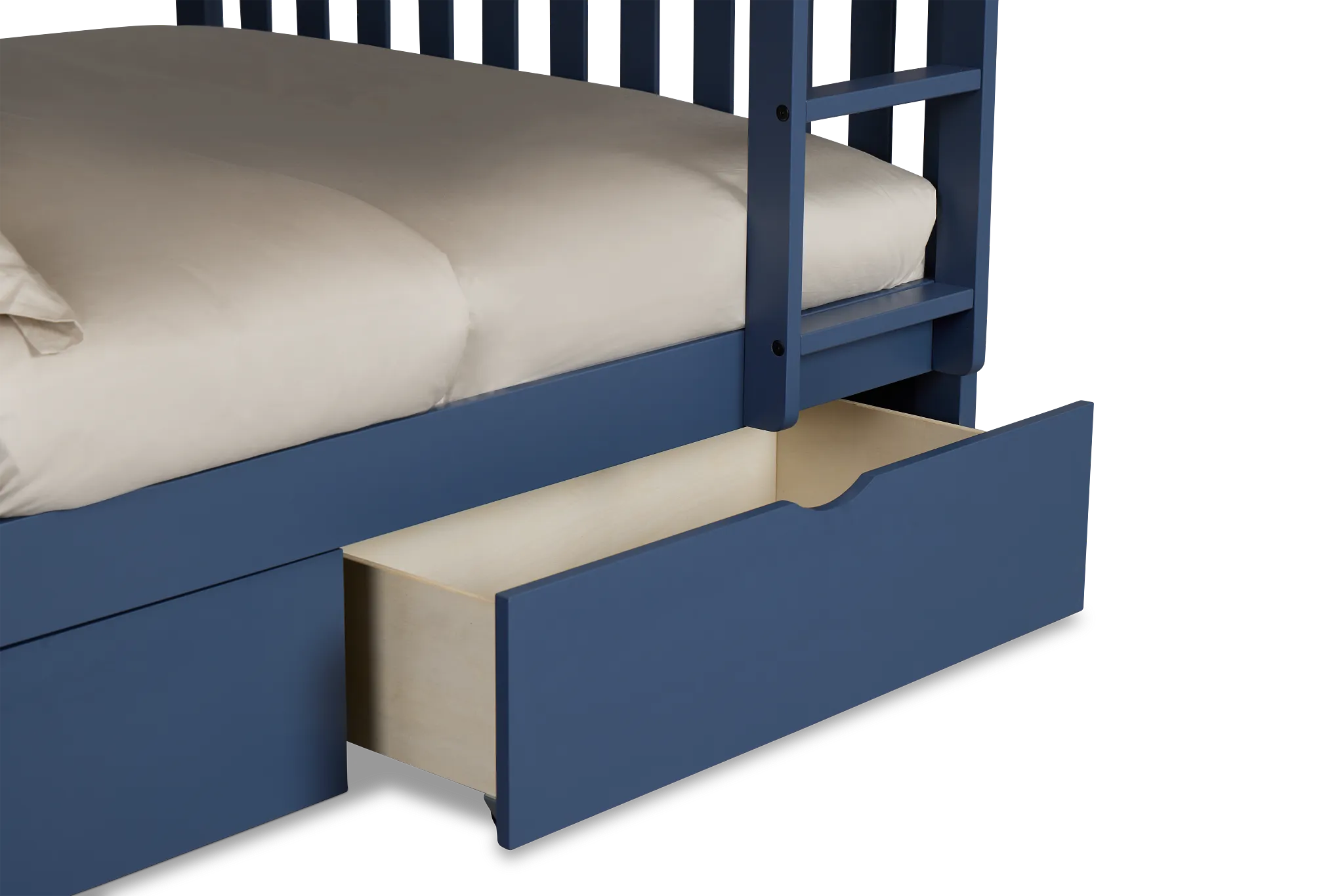 Charleston Dark Blue Storage Bunk Bed