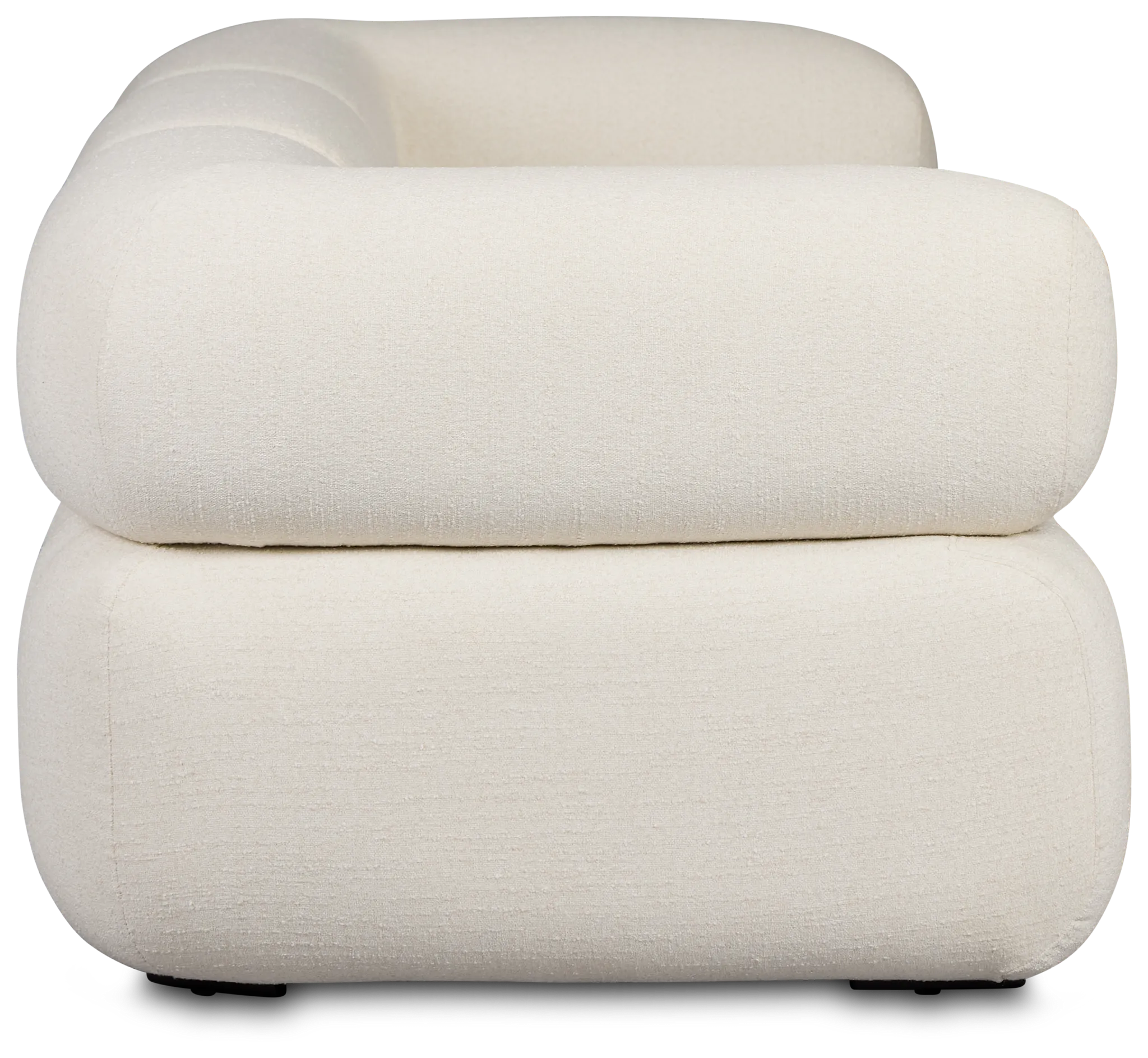 Celeste Light Beige Fabric 3-piece Modular Sofa