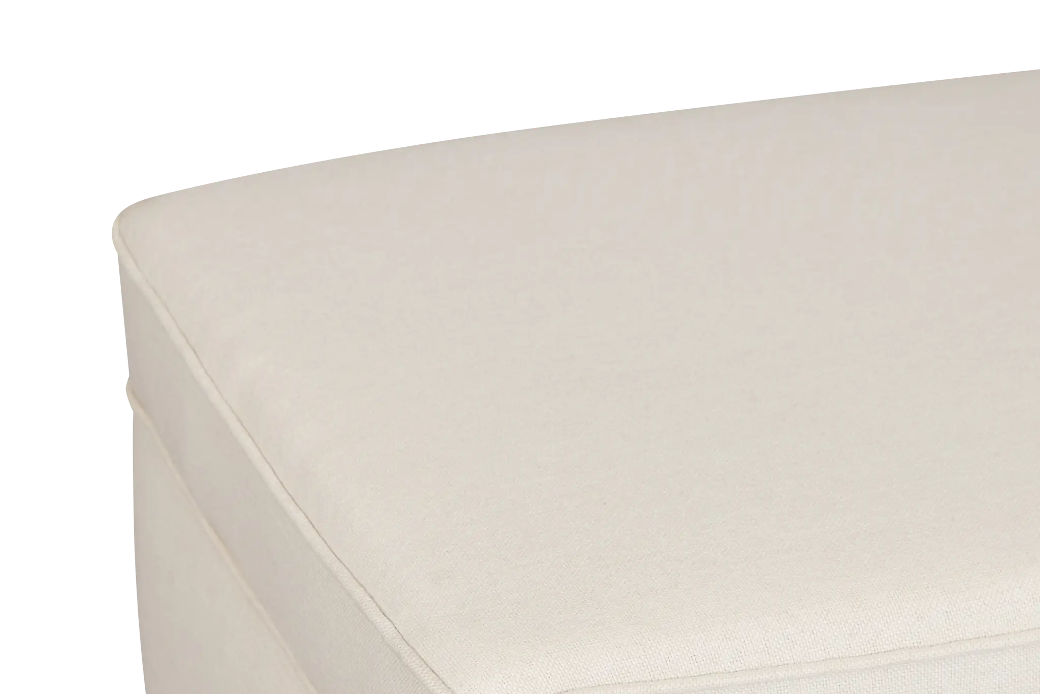 Tate Light Beige Fabric Ottoman Tate Light Beige Fabric Ottoman