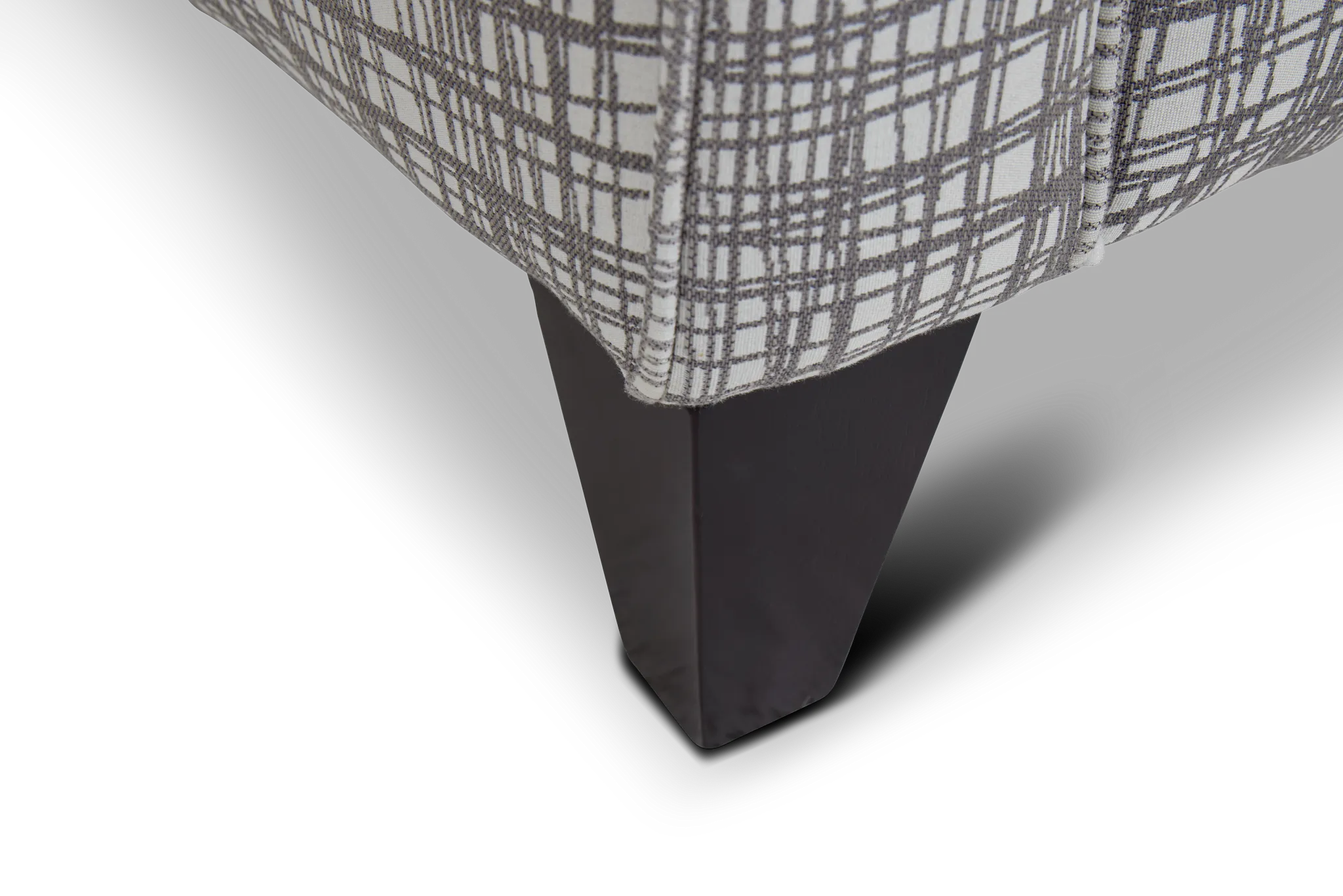 Hugo Gray Fabric Accent Chair