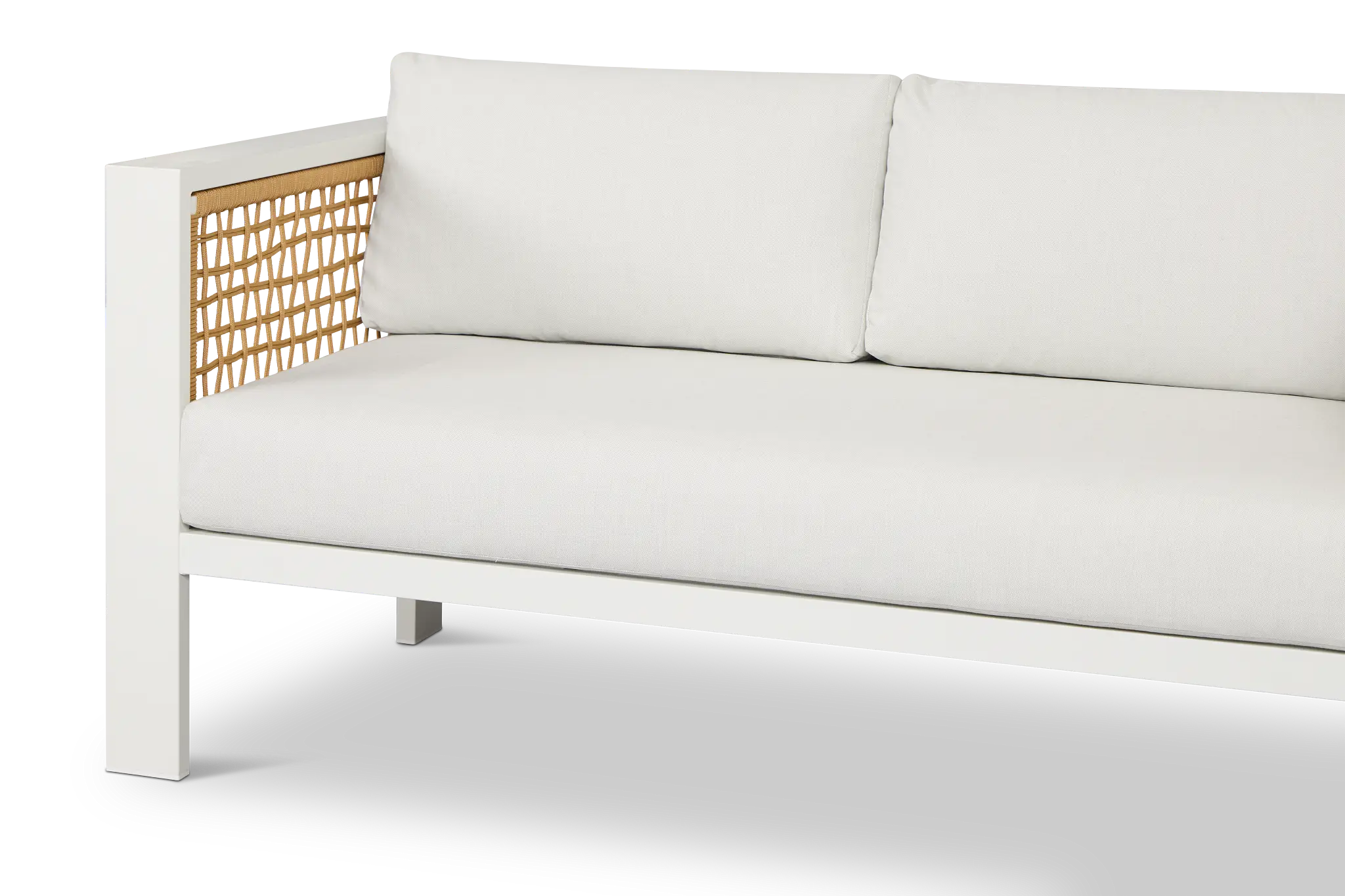 Sunrise White Loveseat Sunrise White Loveseat