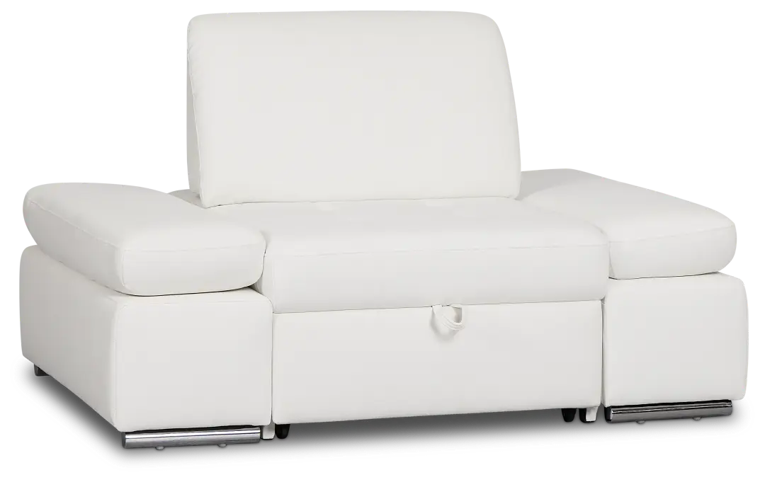 Eden White Micro Chair Pull-up Sleeper Eden White Micro Chair Pull-up Sleeper