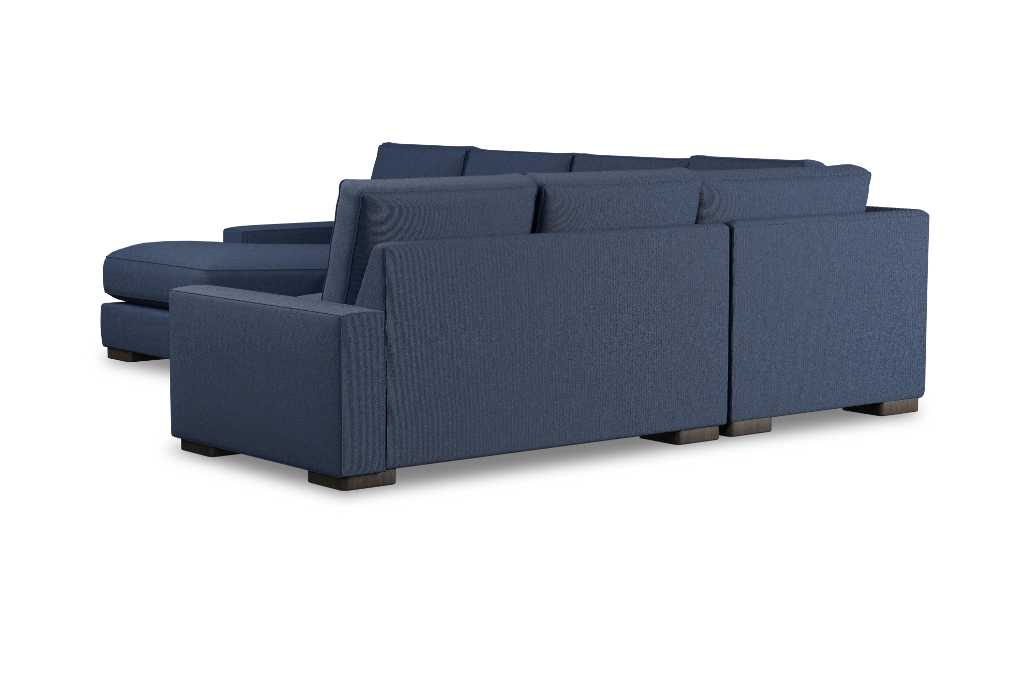 Edgewater Revenue Dark Blue Medium Left Chaise Sectional