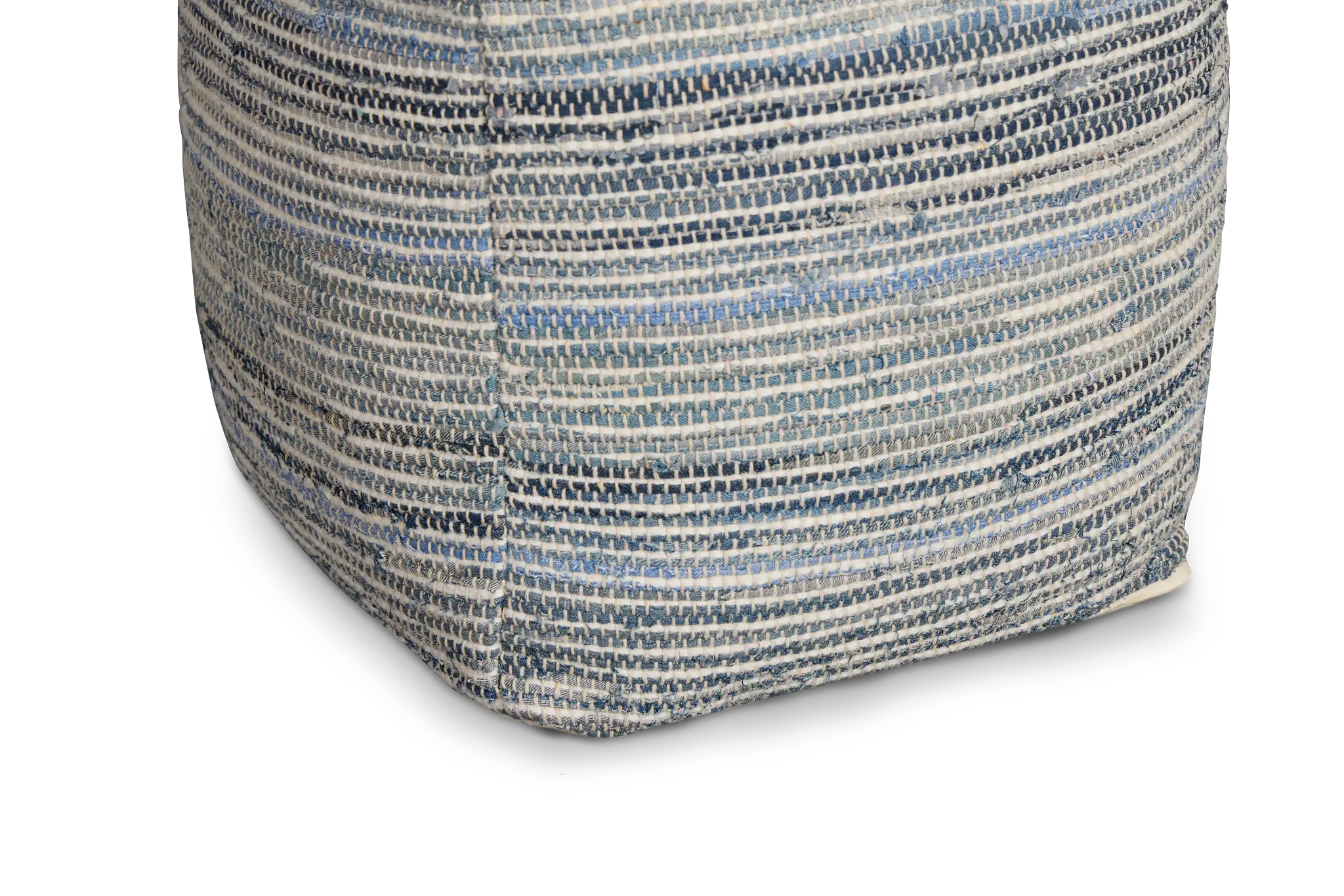 Belo Blue Accent Pouf Belo Blue Accent Pouf