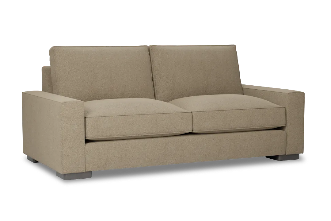 Edgewater Elite Taupe 84" Sofa W/ 2 Cushions