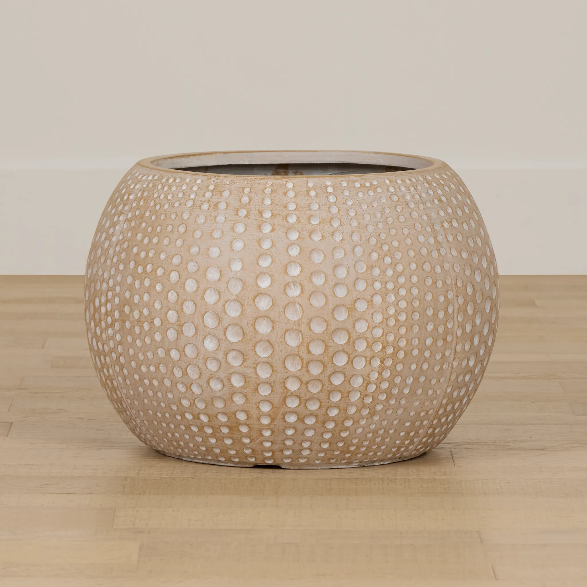 Spotti Light Brown Medium Planter