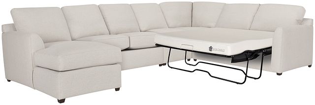 memory foam sleeper sofa with chaise