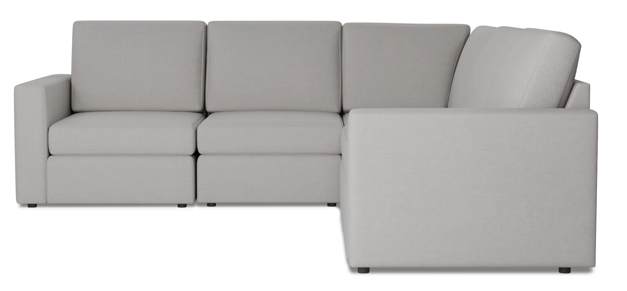 Citymod Light Gray Fabric Small Two-arm Sectional