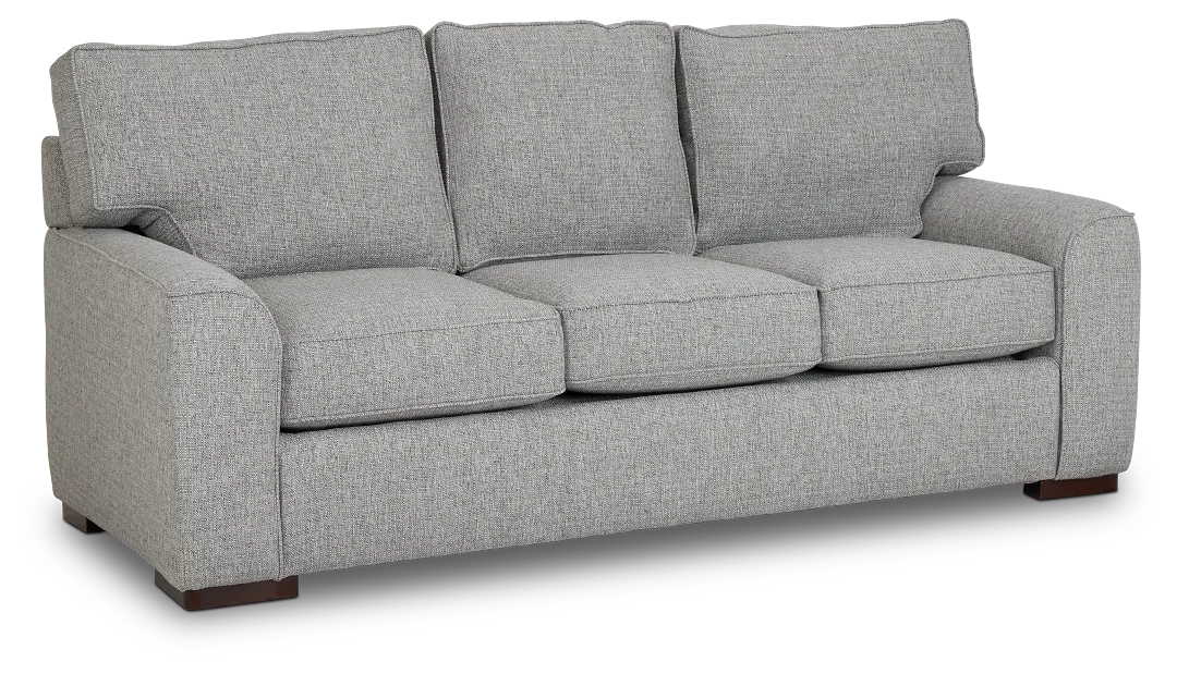 Austin Gray Fabric Memory Foam Sleeper