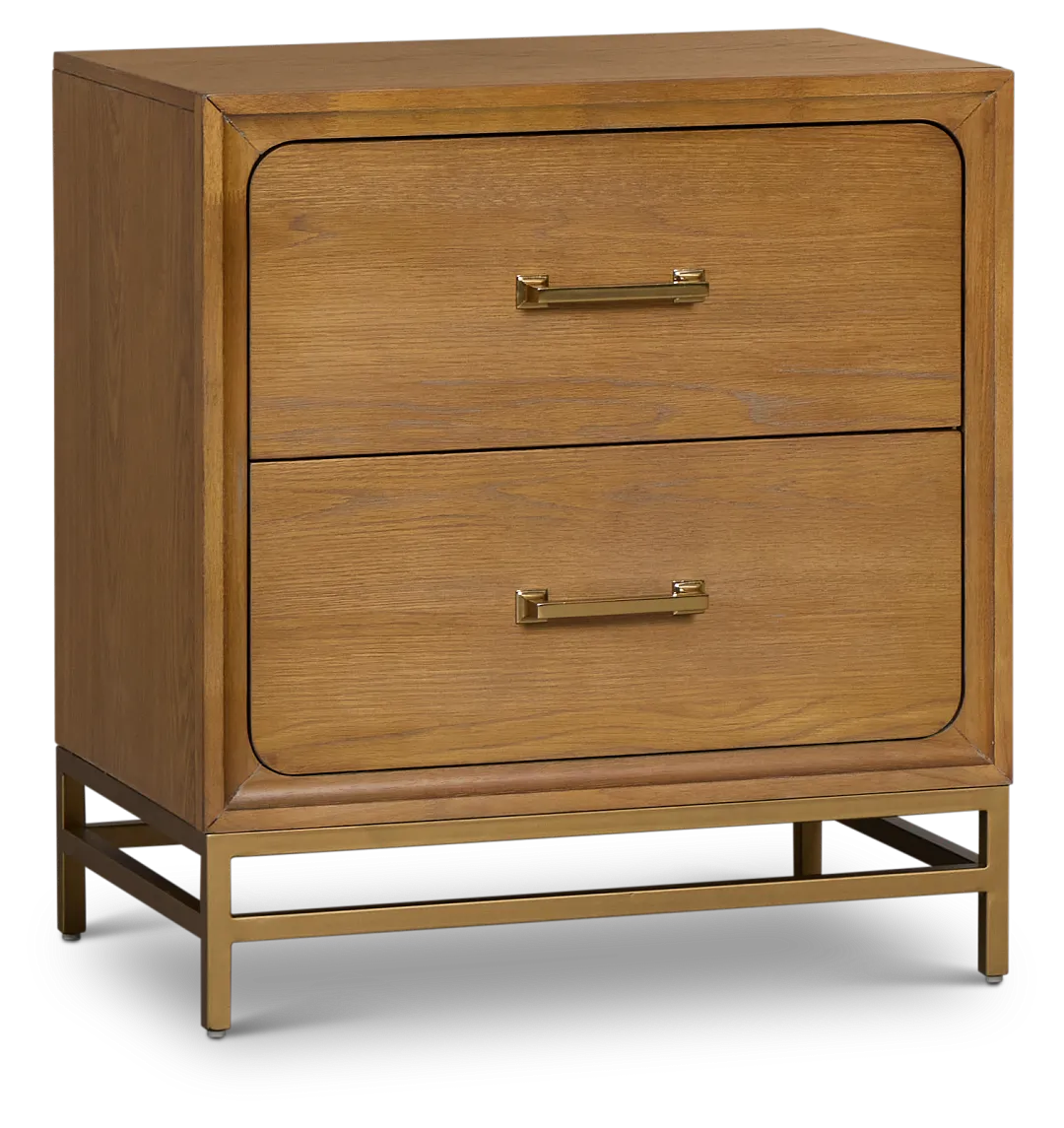 Provo Mid Tone Drawer Nightstand