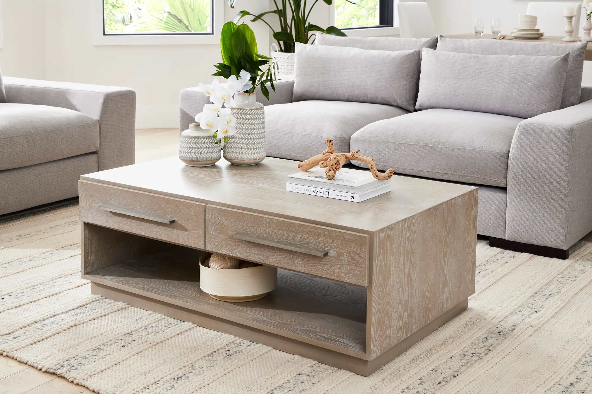 Destination Light Tone Rectangular Coffee Table Destination Light Tone Rectangular Coffee Table