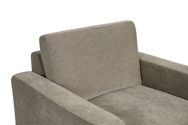 Addie Gray Fabric Swivel Chair