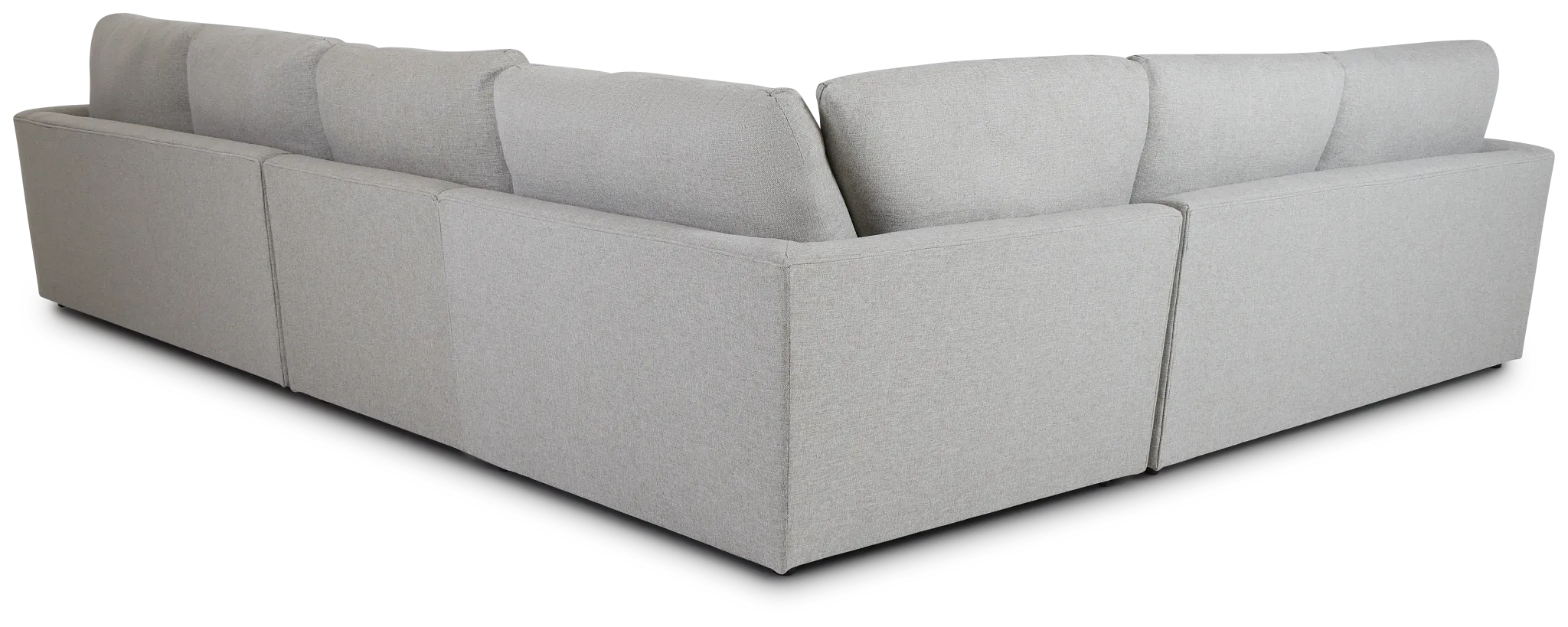 Noah Khaki Fabric Medium Two-arm Sectional