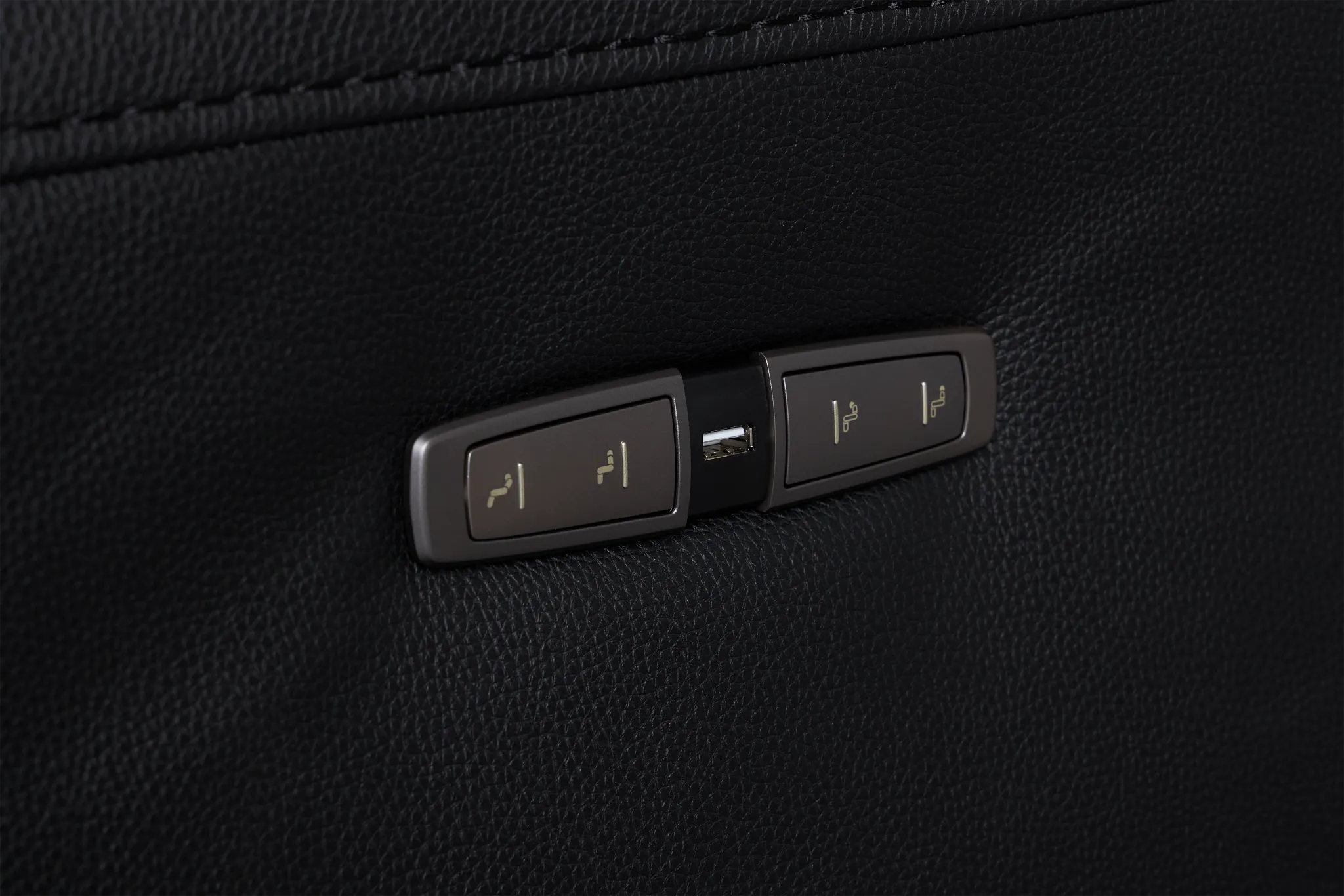 Lombardy Black Micro Small Two-arm Power Reclining Sectional