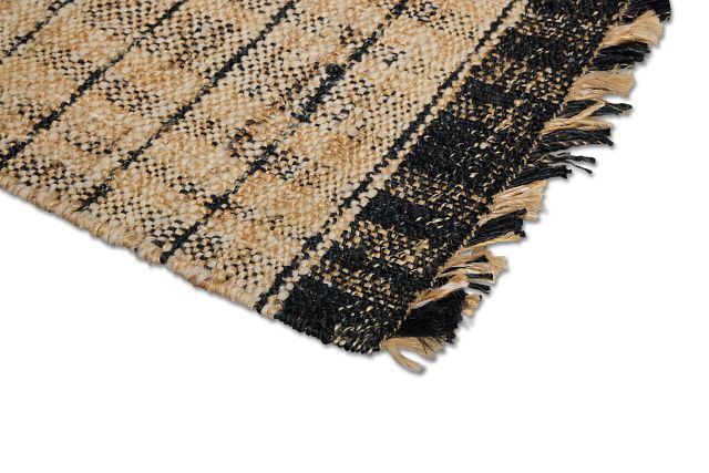 Thanias Black 5x8 Area Rug