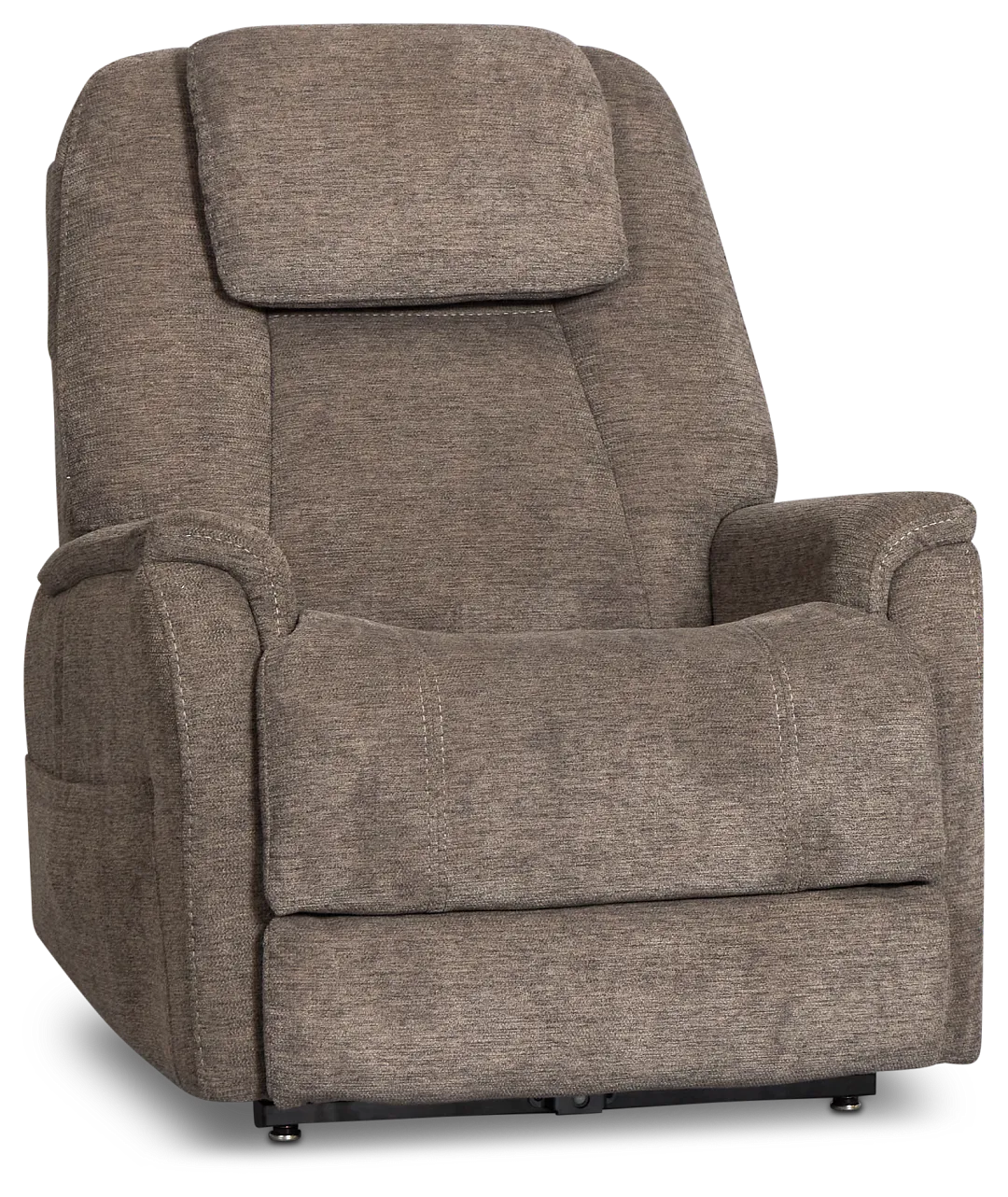 Model 3+ Petite Dark Gray Fabric Power Lift Recliner