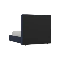 Grayton Joya Dark Blue 54" Upholstered Platform Bed