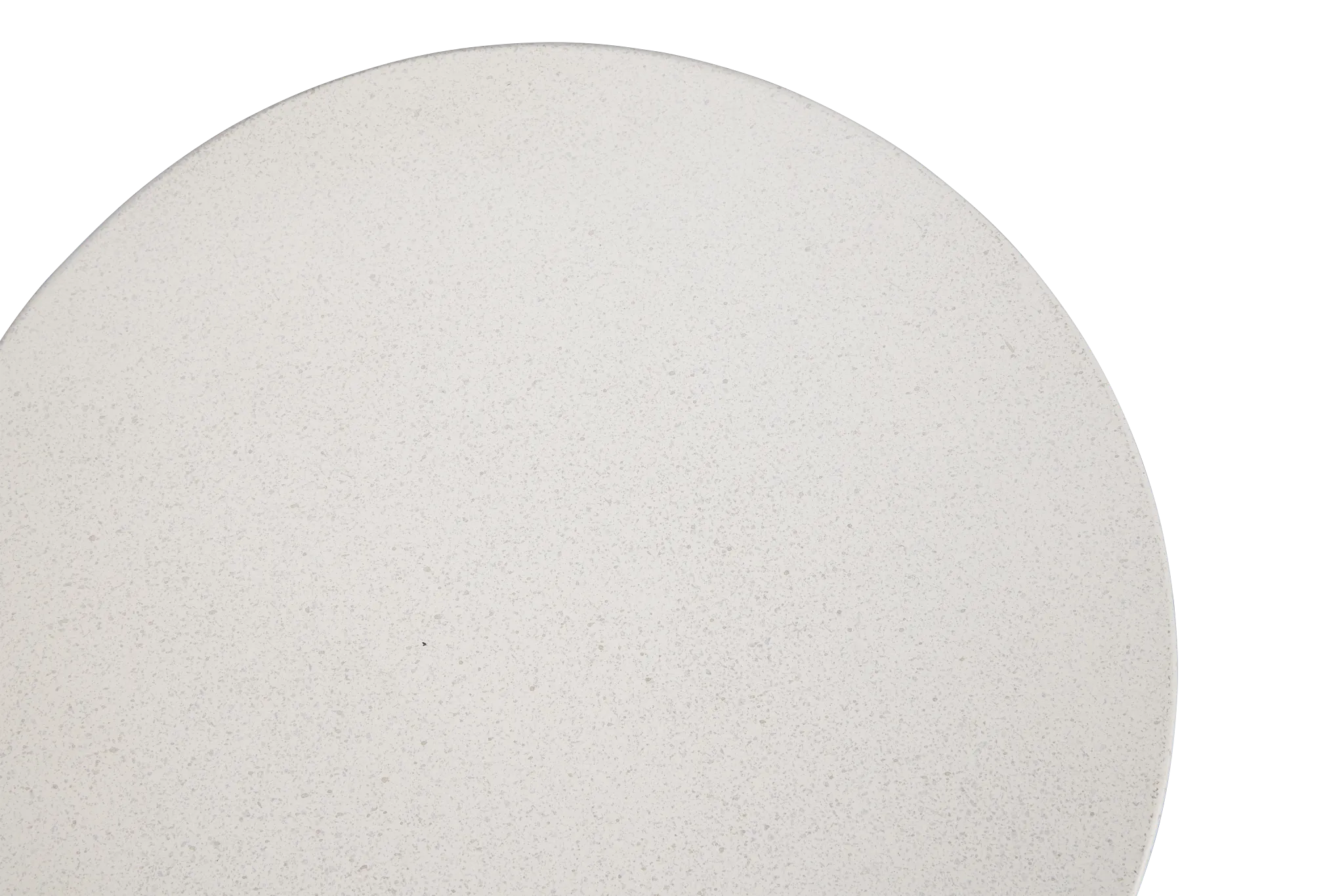 Tai White Round End Table